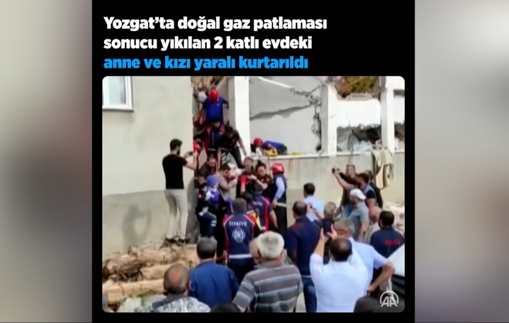 Yozgatda qaz  partlaması baş verib