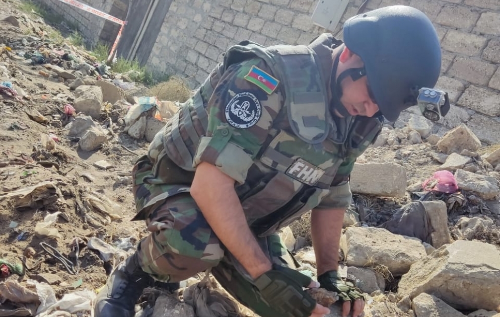 Sabunçuda hərbi sursat aşkar edilib