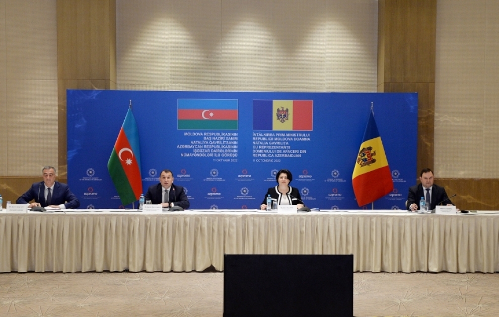 Bakıda Azərbaycan-Moldova işgüzar görüşü keçirilib