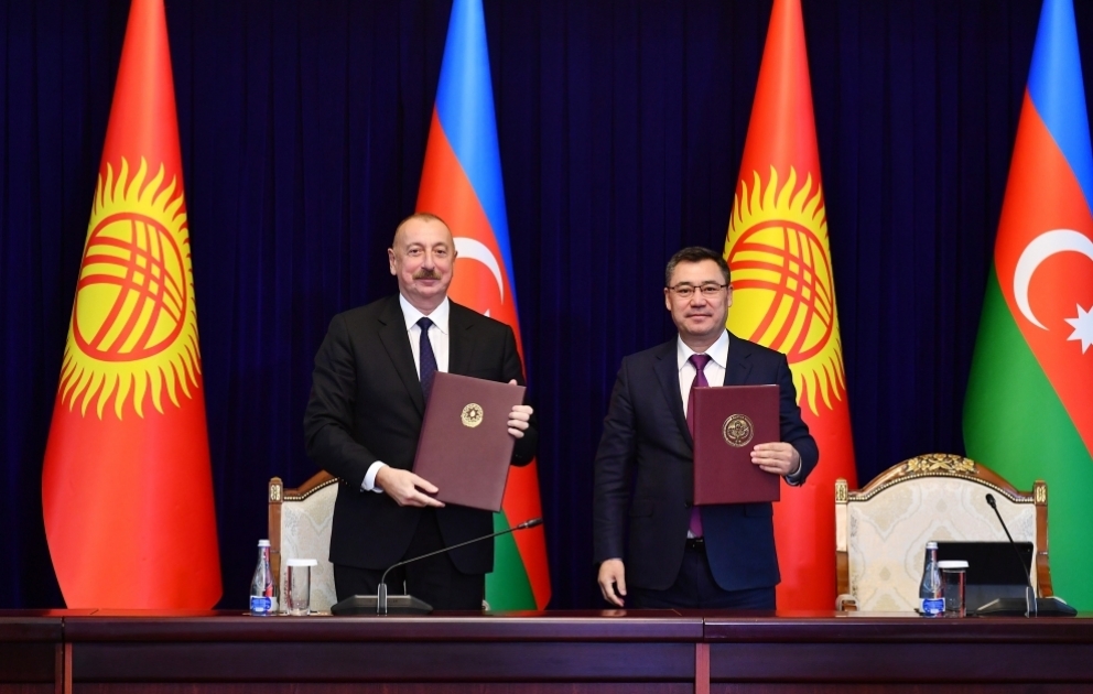 L’Azerbaïdjan et le Kirghizistan signent un certain nombre de documents