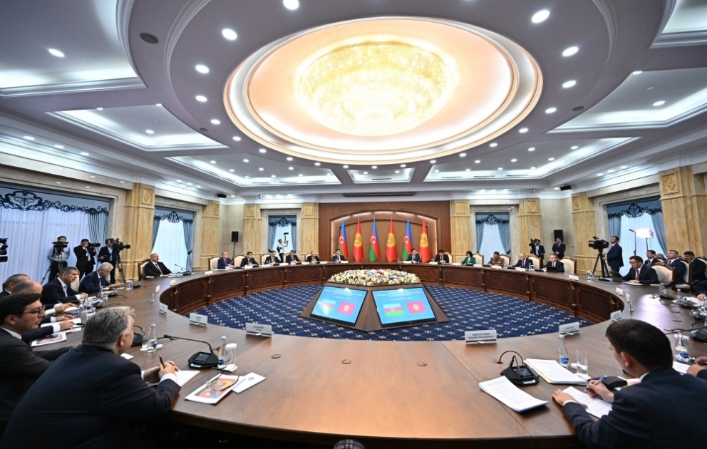 Bişkekdə Azərbaycanla Qırğızıstan arasında Birinci Dövlətlərarası Şuranın geniş tərkibdə iclası keçirilib