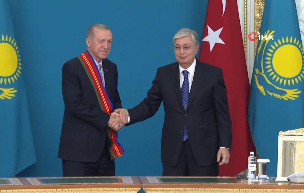 Türkiyə Prezidenti “Dostluq medalı”na layiq görülüb