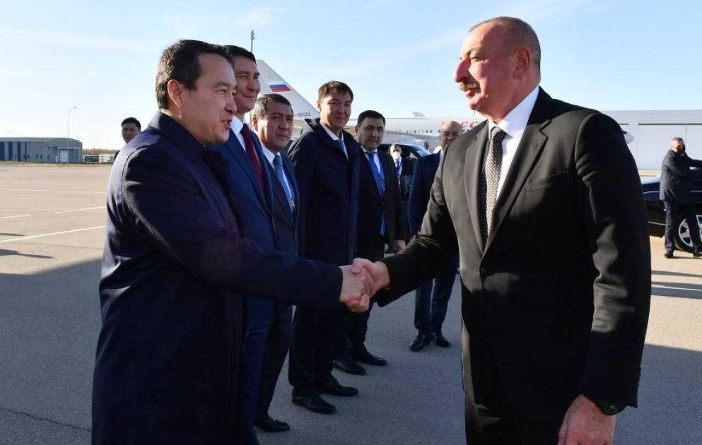 Azərbaycan Prezidenti İlham Əliyevin Qazaxıstana işgüzar səfəri başa çatıb