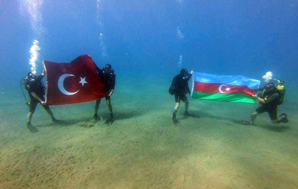 The joint exercises held with the participation of the Azerbaijani and Turkish Naval Special Forces ended
