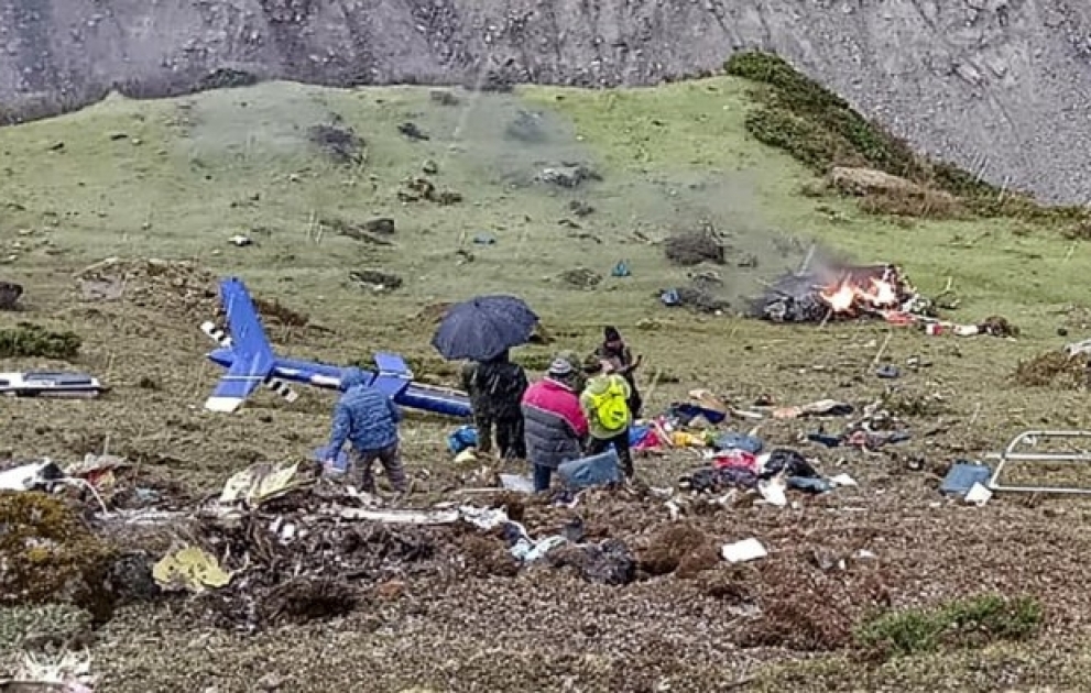 Hindistanda helikopter qəzasında 7 nəfər ölüb