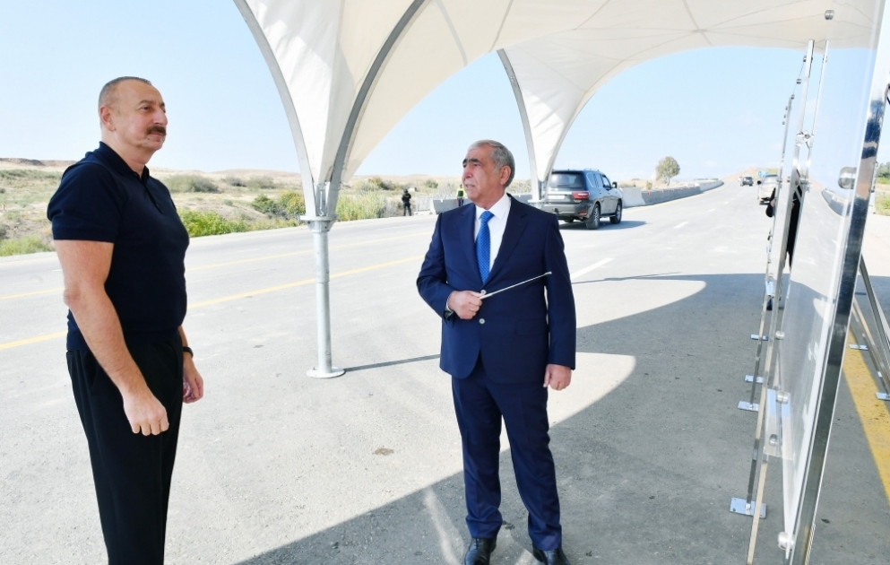 Shukurbayli-Jabrayil section of Shukurbayli-Jabrayil-Hadrut highway was inaugurated
