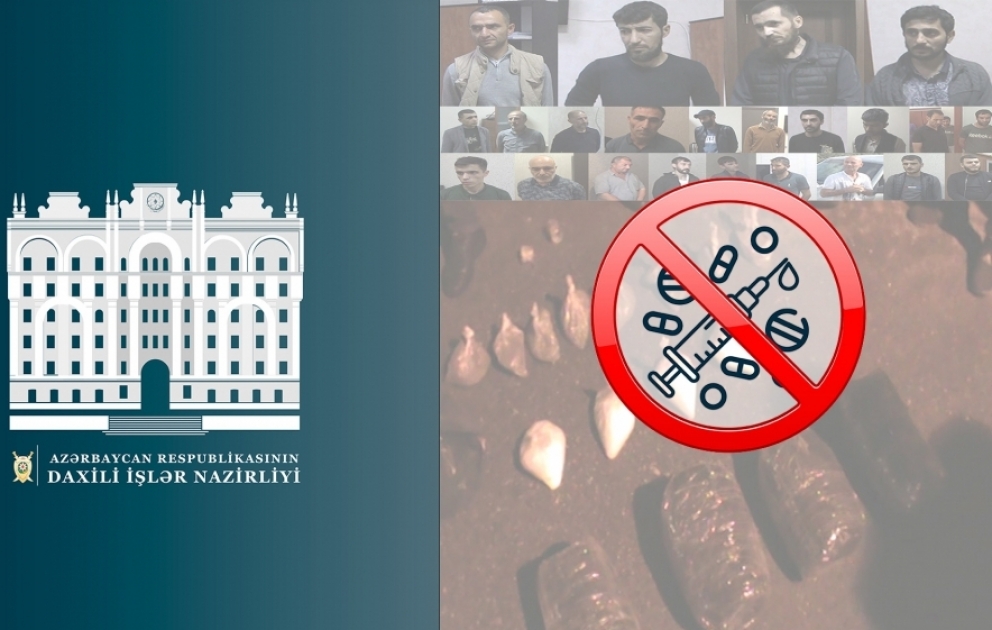 Son 20 gündə 37 şəxs BNMİ- nin əməkdaşları tərəfindən tutulub və 75 kq narkotik maddə aşkar edilib
