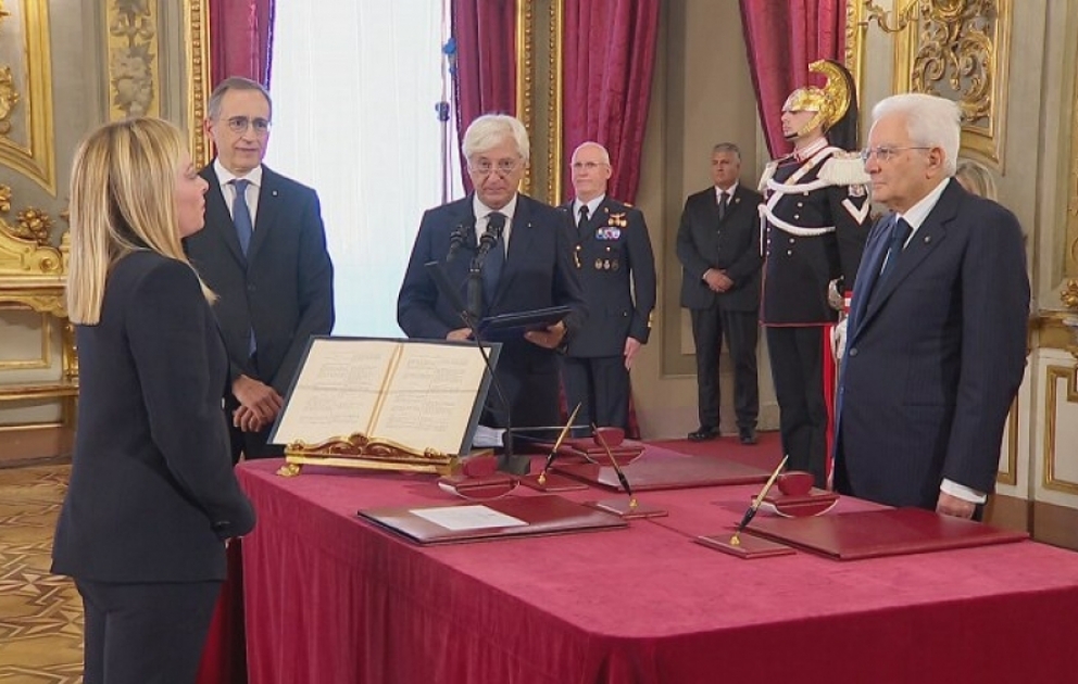 Giorgia Meloni İtaliyanın ilk qadın Baş naziri olub