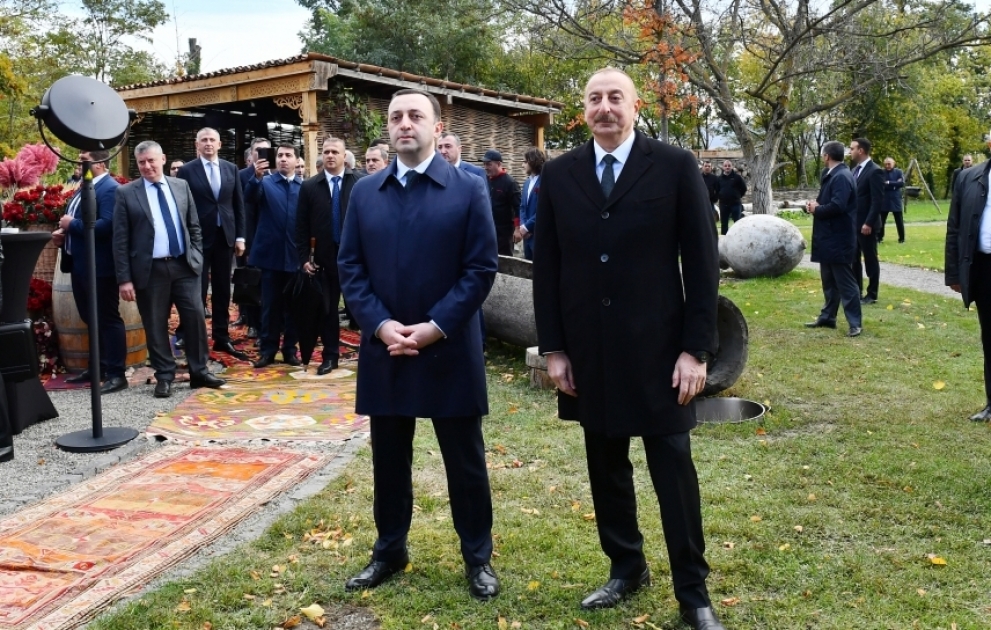 Cultural program was presented at Château Mukhrani in Mtskheta Municipality of Georgia