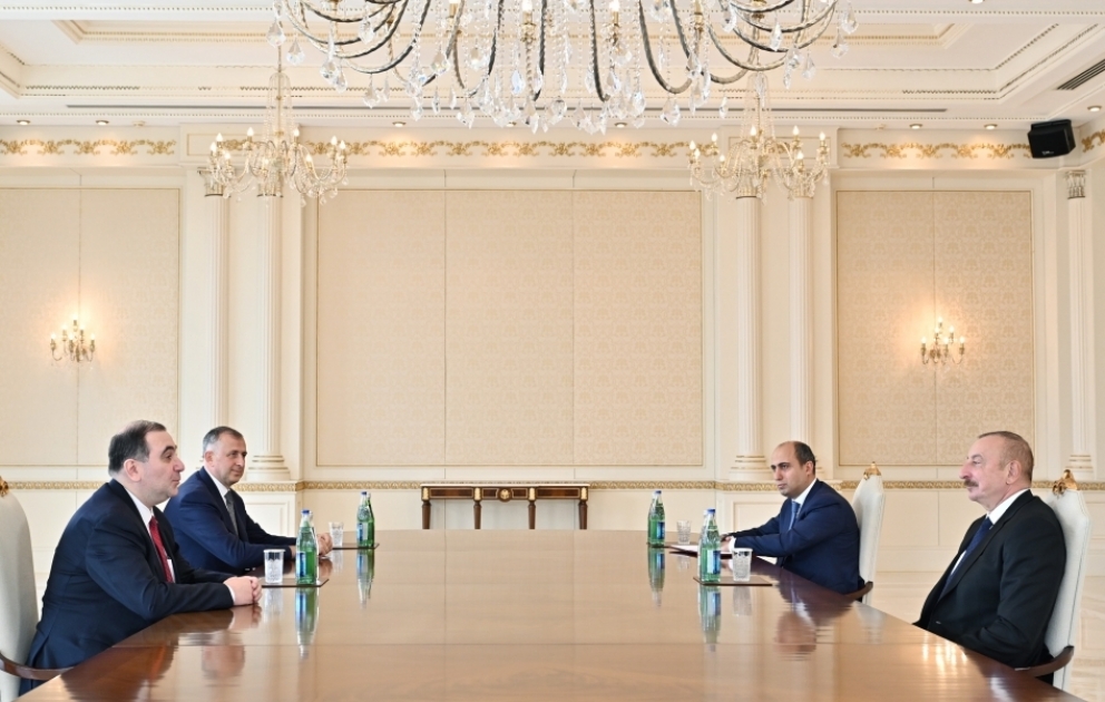 Le président Ilham Aliyev reçoit le ministre géorgien de l’Education et des Sciences