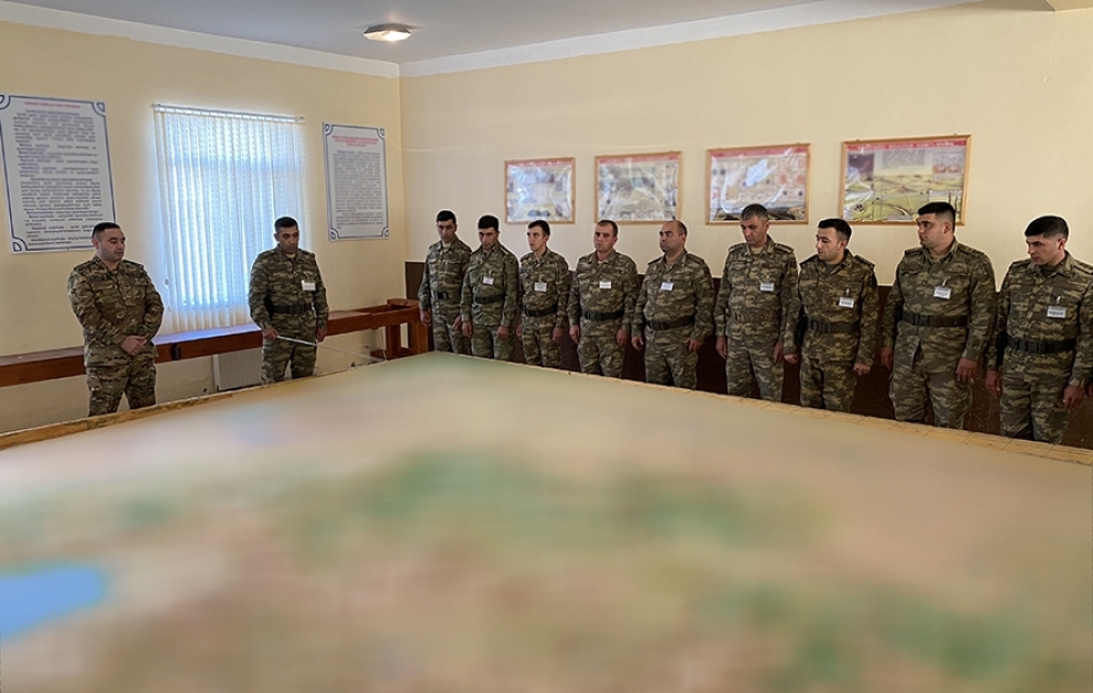 Command-staff exercises were held in the Rocket and Artillery Troops