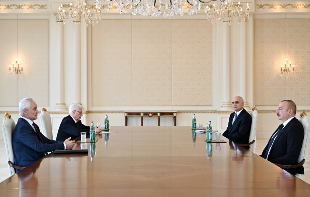 President Ilham Aliyev received First Deputy Prime Minister of Russia