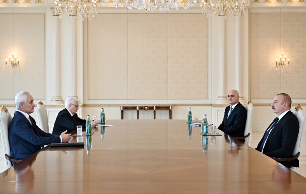 Präsident Ilham Aliyev empfängt ersten stellvertretenden Premierminister Russlands