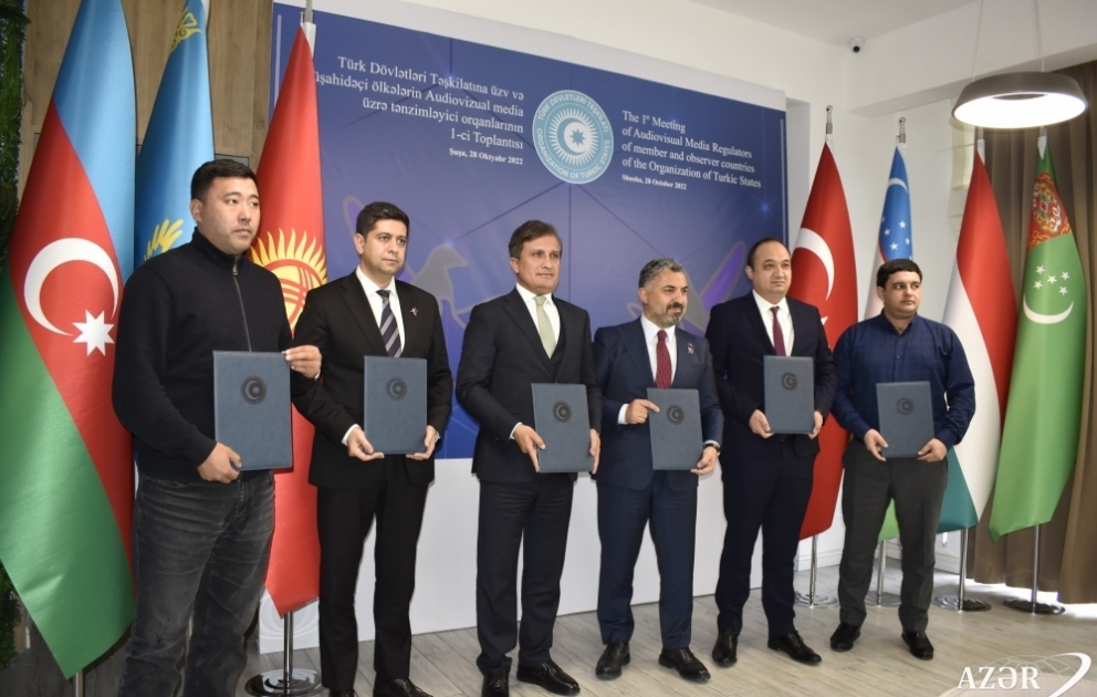 Şuşada TDT ölkələrinin Audiovizual media üzrə tənzimləyici orqanlarının arasında Niyyət Bəyannaməsi imzalanıb