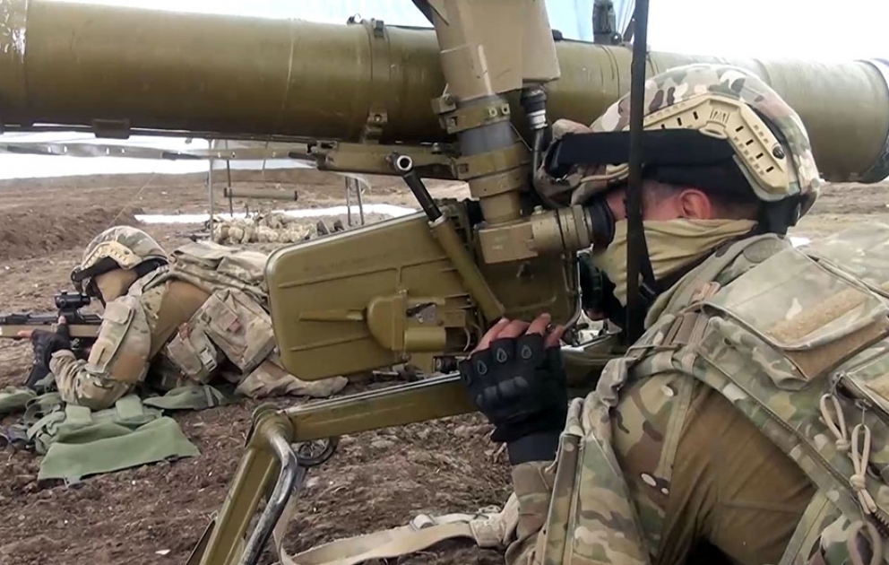 Exercises of the Special Forces military units started
