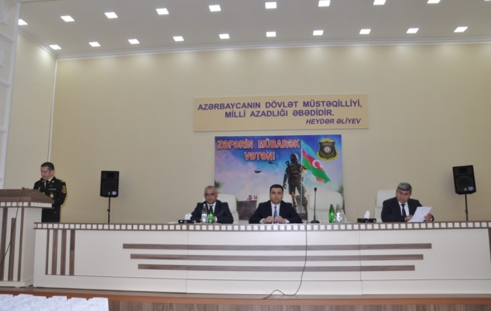 Saatlıda müharibə iştirakçılarına medallar təqdim olunub