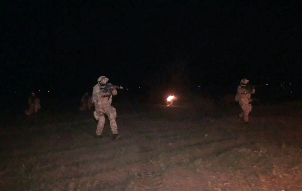 The Special Forces fulfilled tasks at nighttime during the exercises held in the southern region