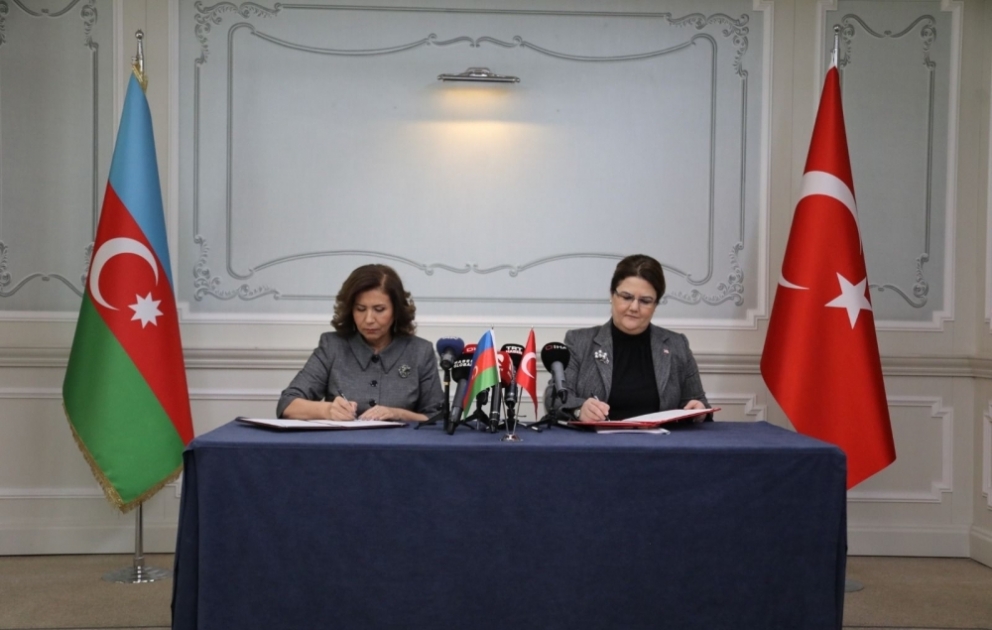 Azərbaycan və Türkiyə arasında ailə, qadın və uşaq məsələləri ilə bağlı Fəaliyyət Planı imzalanıb