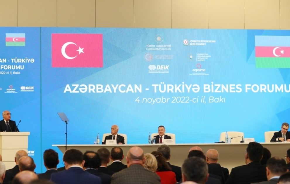 Azərbaycan-Türkiyə biznes forumu keçirilib
