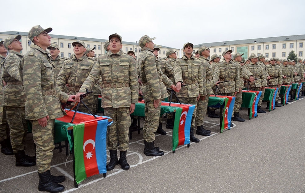 Military Oath-taking ceremonies were held in the Azerbaijan Army