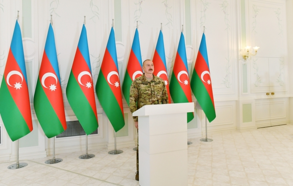 Choucha : le président Ilham Aliyev assiste à une cérémonie organisée à l’occasion du Jour de la Victoire