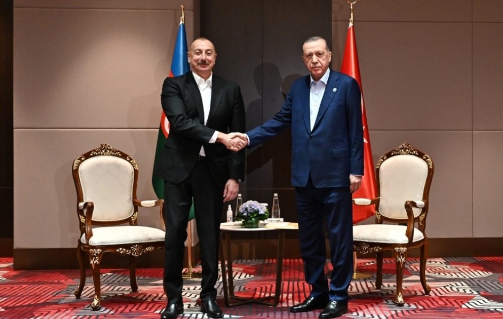 President of Azerbaijan Ilham Aliyev met with President of Turkiye Recep Tayyip Erdogan in Samarkand