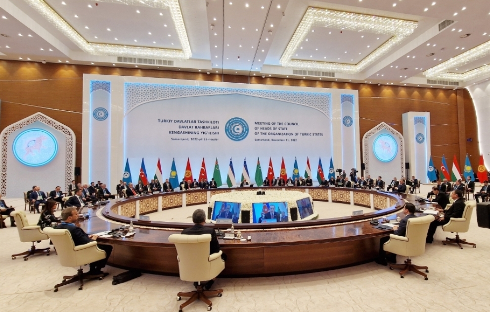 9th Summit of Organization of Turkic States was held in Samarkand 
President Ilham Aliyev made a speech at the Summit
