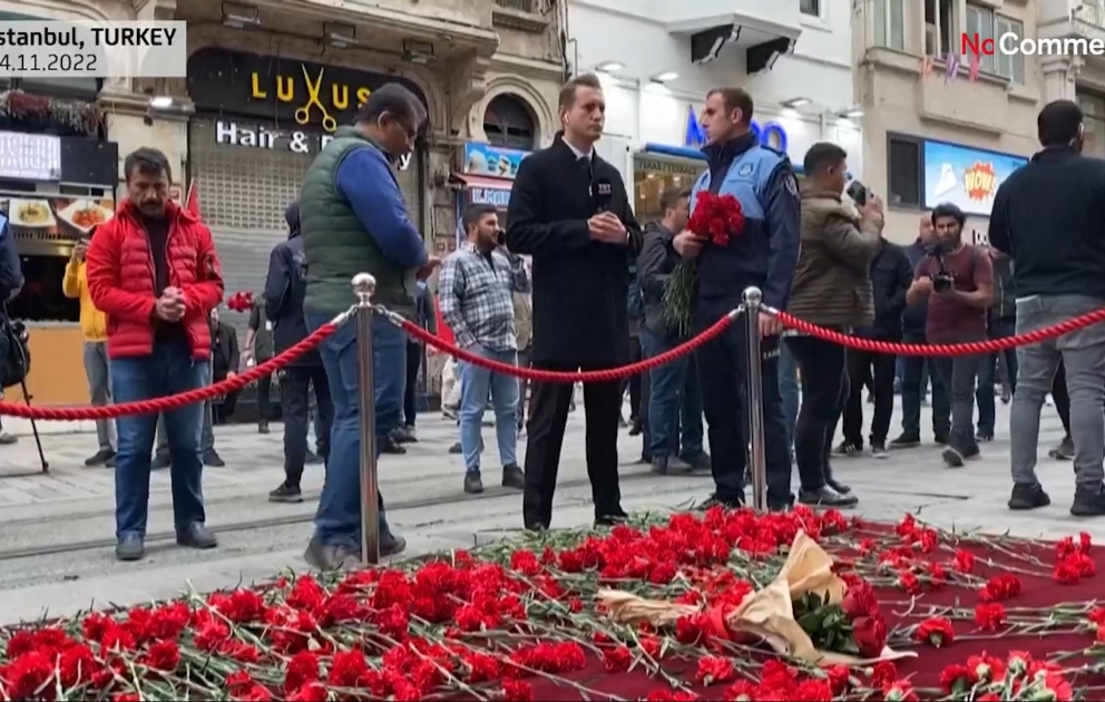 İstanbulda törədilən terror aktı xarici mediada işıqlandırılıb