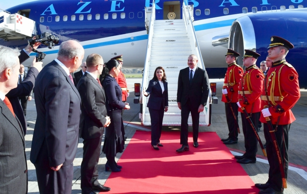 Le président azerbaïdjanais est en visite d’Etat en Albanie