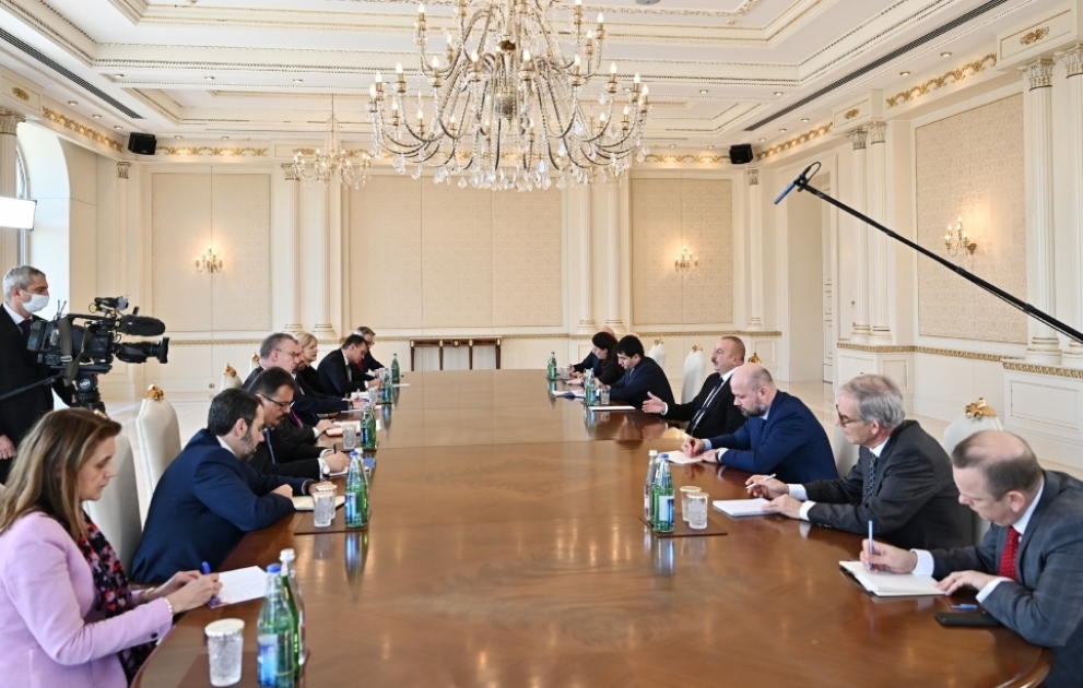 President Ilham Aliyev received delegation led by Special Envoy of European Union for Eastern Partnership