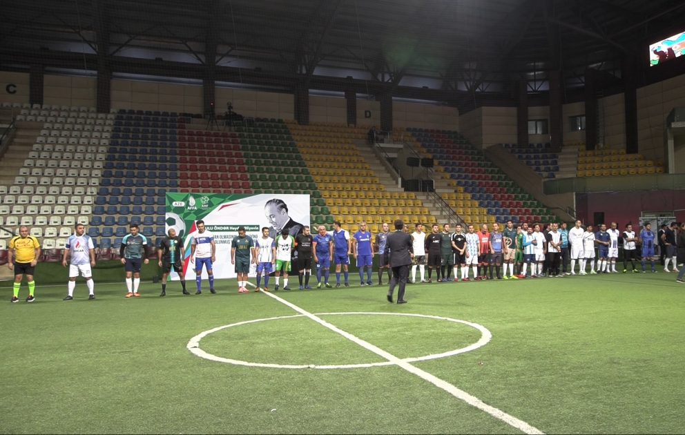 Ulu öndər Heydər Əliyevin 100 illiyinə həsr olunmuş minifutbol turnirinin açılış mərasimi olub