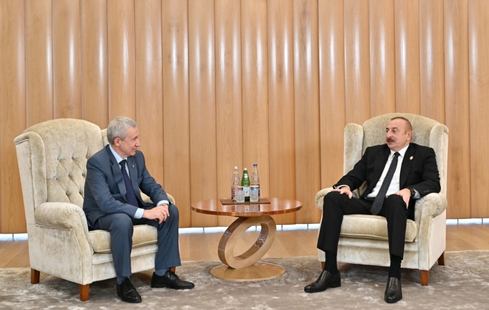 President Ilham Aliyev received representative of Supreme Council of United Russia Party