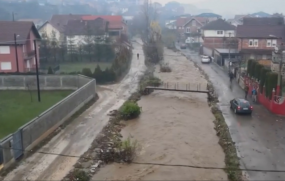Serbiyada leysan yağışları fəsadlara səbəb olub