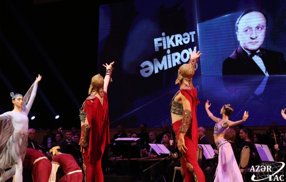 Heydər Əliyev Sarayında Fikrət Əmirovun 100 illiyi təntənəli şəkildə qeyd olunub