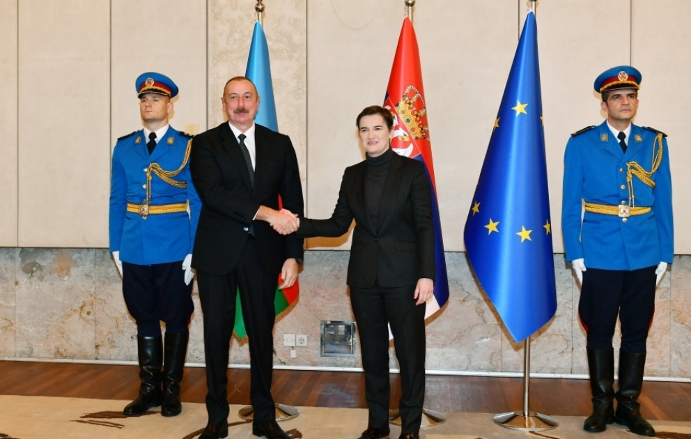 President Ilham Aliyev held expanded meeting with Prime Minister of Serbia