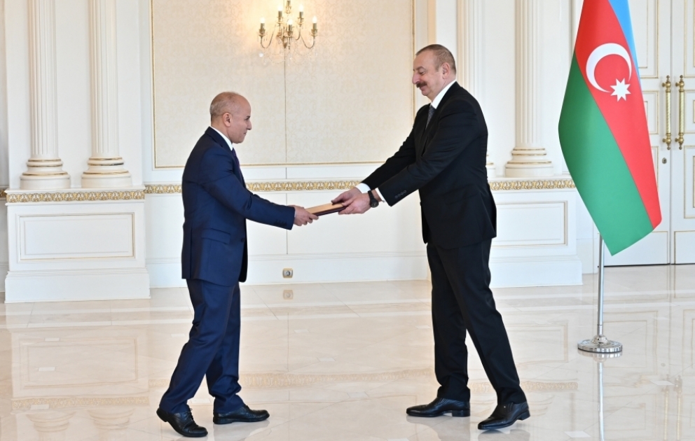 President Ilham Aliyev received credentials of incoming ambassador of Libya