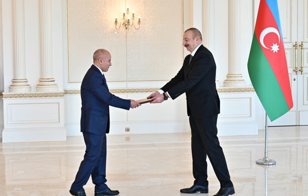 Le président azerbaïdjanais reçoit les lettres de créance du nouvel ambassadeur de Libye