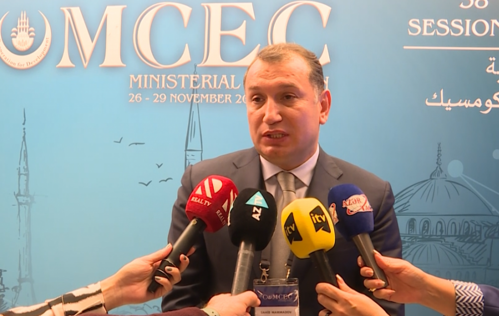 Sahib Məmmədov: Azərbaycanın İƏT-ə üzv ölkələrlə ticarət dövriyyəsi ötən illə müqayisədə 55,4 faiz artıb