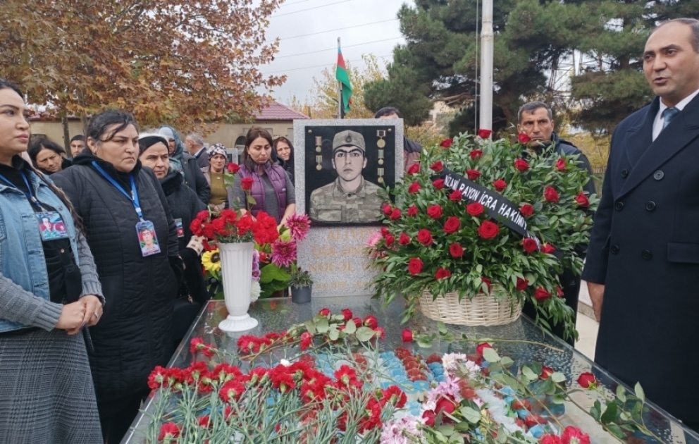 Şəhid Qələndər Alıyevin anım mərasimi keçirilib