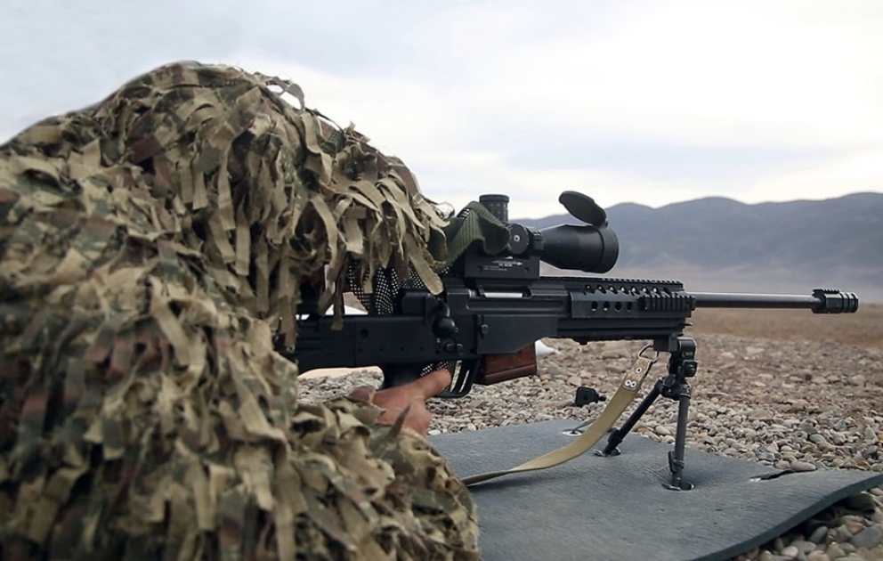 Sniper training course is being held in the Azerbaijan Army