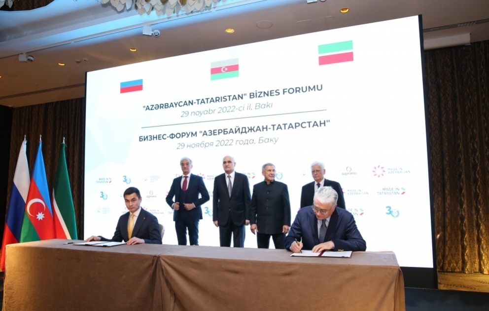 Bakıda Azərbaycan-Tatarıstan biznes forumu keçirilib