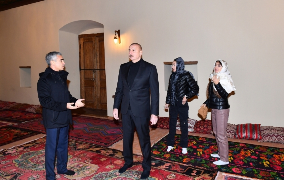 Şəki Xan məscidi kompleksi Heydər Əliyev Fondu tərəfindən bərpa olunub