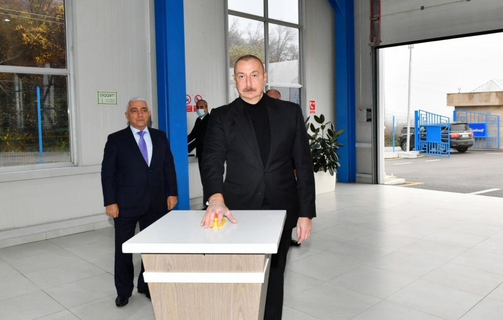 Series of “Oghuz” small hydropower plants inaugurated