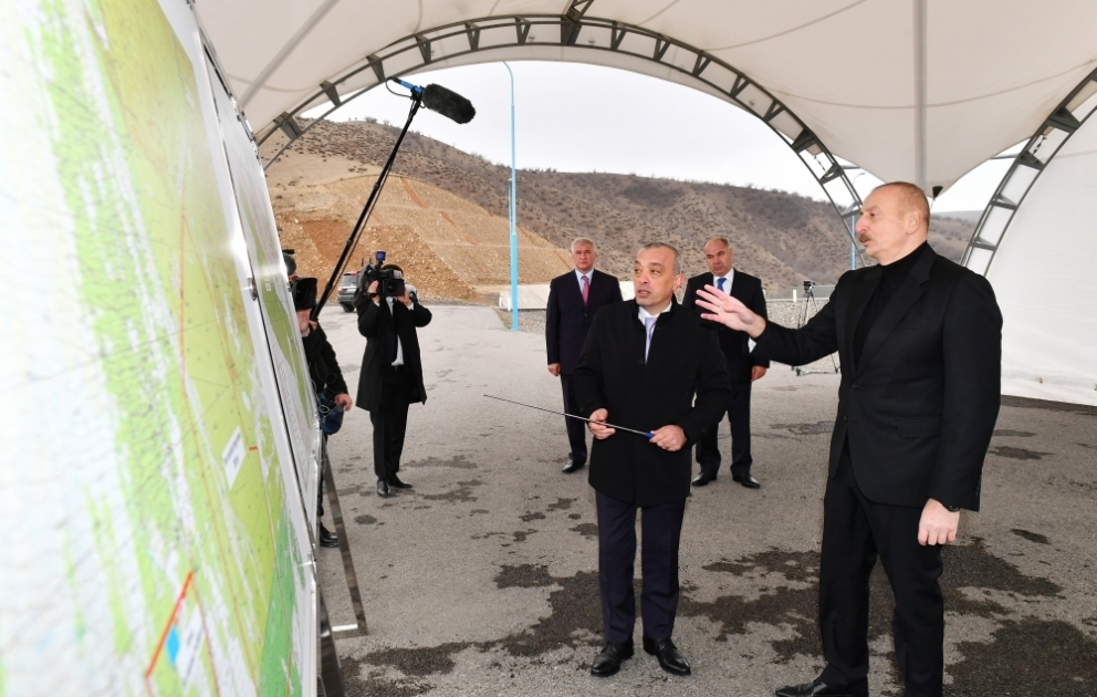 Facilities providing irrigation water to land plot of “Shaki-Oghuz” Agropark launched