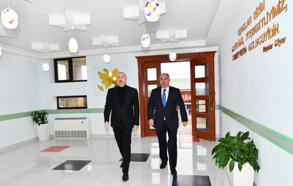 Oghouz : un jardin d’enfants construit à l’initiative de la Fondation Heydar Aliyev ouvre ses portes