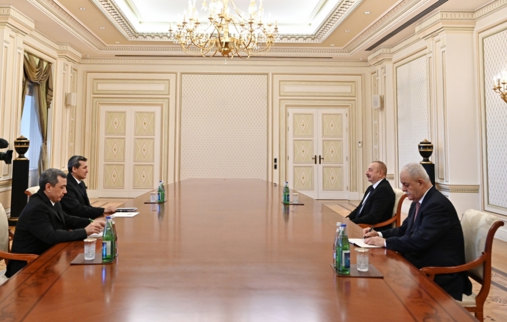 President Ilham Aliyev received Deputy Prime Minister of Turkmenistan