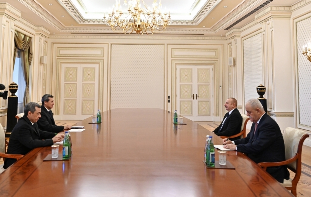 Le président de la République reçoit le vice-Premier ministre turkmène