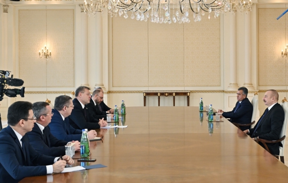 President Ilham Aliyev received governor of Russia's Astrakhan region