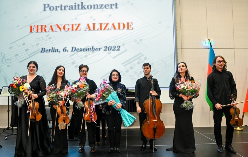 Berlində Firəngiz Əlizadənin yubiley konserti olub