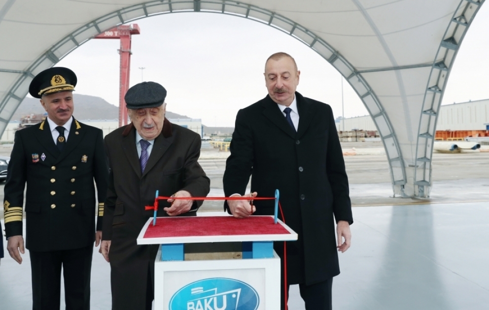 “Akademik Xoşbəxt Yusifzadə” tankeri istismara verilib 
Prezident İlham Əliyev mərasimdə iştirak edib